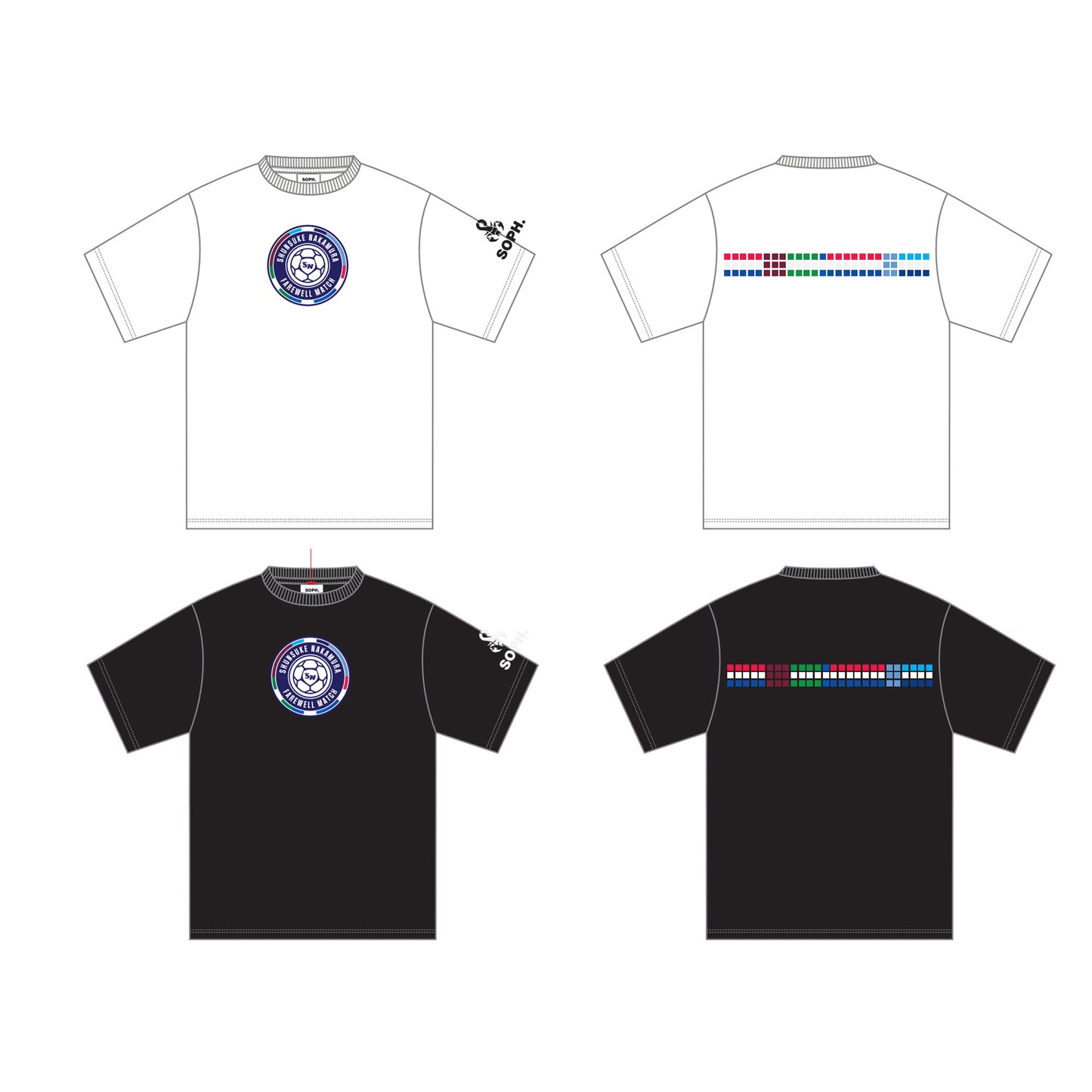 SHUNSUKE NAKAMURA FAREWELL MATCH × SOPH.コラボTシャツ